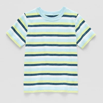 Okie Dokie Toddler & Little Boys Crew Neck Short Sleeve T-Shirt