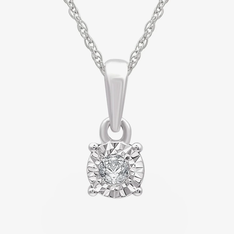 Yes, Please! (G, Si1-Si2) Womens 1/6 CT. T.W. Lab Grown White Diamond Sterling Silver 2 Pair Jewelry Set