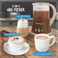 Nostalgia FHCM4BR Frother & Hot Chocolate Maker