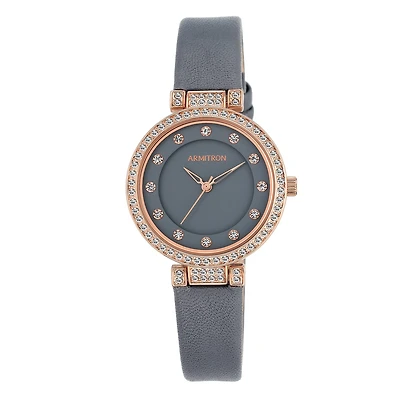 Armitron® Womens Gray Strap Watch