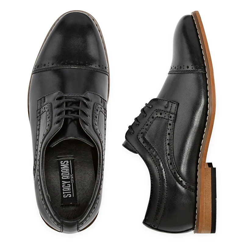 Stacy Adams Dickinson Little & Big Kid Boys Cap Oxford Shoes
