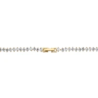 DiamonArt® Womens 2-pc. White Cubic Zirconia 14K Gold Over Brass Necklace Set