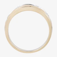 Mens 1/4 CT. T.W. Natural White Diamond 10K Gold Wedding Band