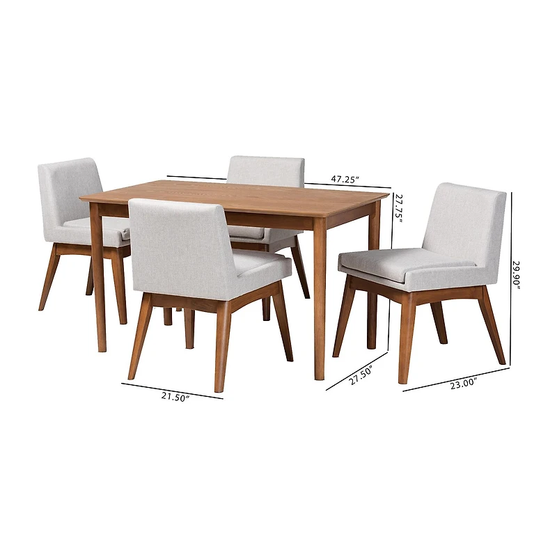 Nexus Dining Room Collection 5-pc. Rectangular Set