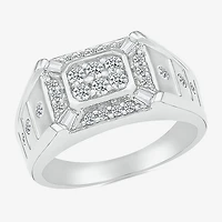 Mens 3.5MM 5/8 CT. T.W. Natural White Diamond 14K Gold Wedding Band