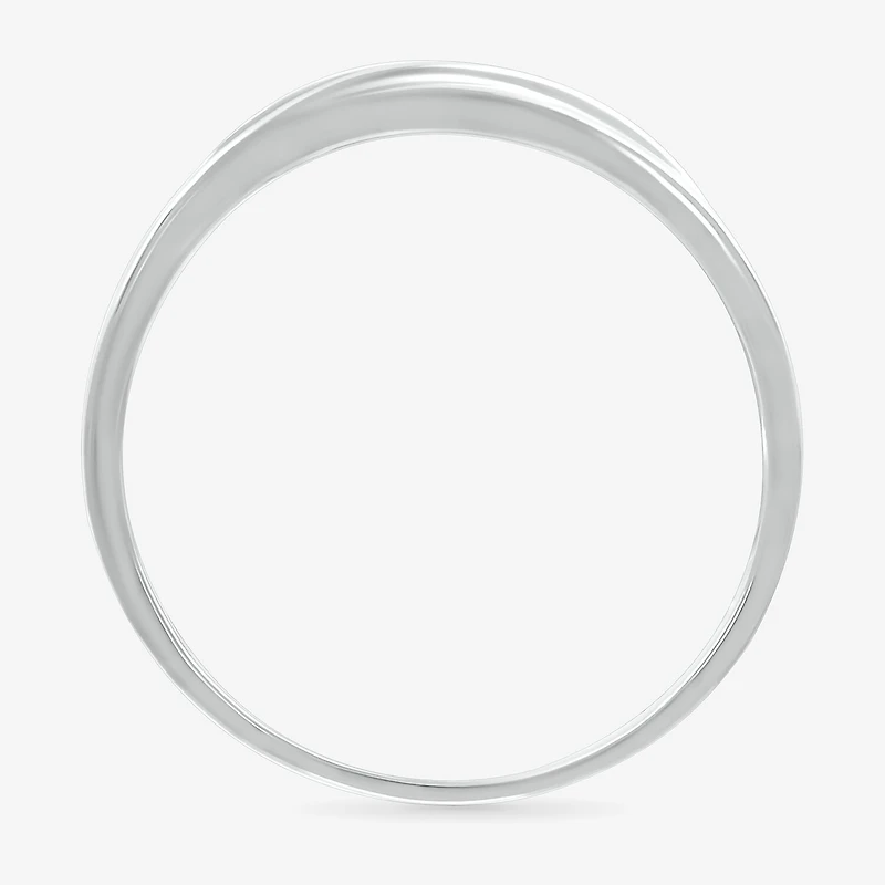 Mens 5MM 1/6 CT. T.W. Natural White Diamond 10K Gold Wedding Band