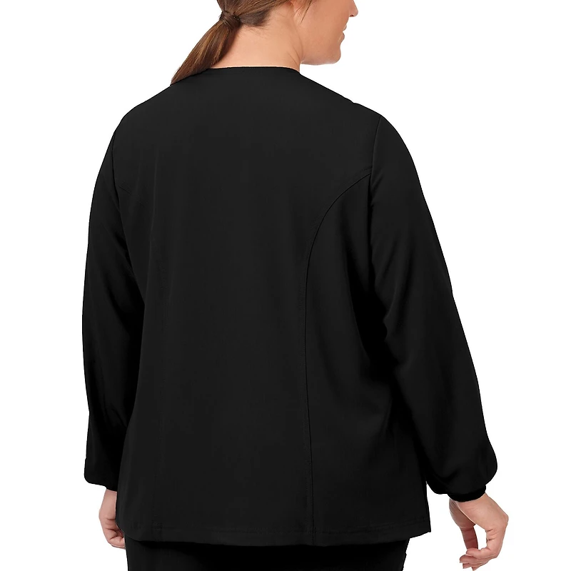 Jockey 2356 Snap Front Womens Plus Scrub Jackets