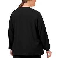 Jockey 2356 Snap Front Womens Plus Scrub Jackets