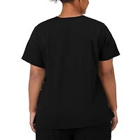 Jockey 2299 Womens Plus V Neck Short Sleeve Stretch Fabric Scrub Top