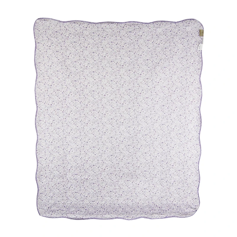 Donna Sharp Lavender Rose Washable Extra Weight Throw