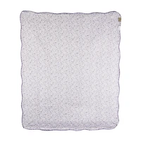 Donna Sharp Lavender Rose Washable Extra Weight Throw