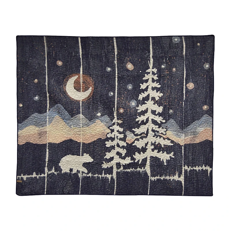 Donna Sharp Moonlit Bear Washable Extra Weight Throw