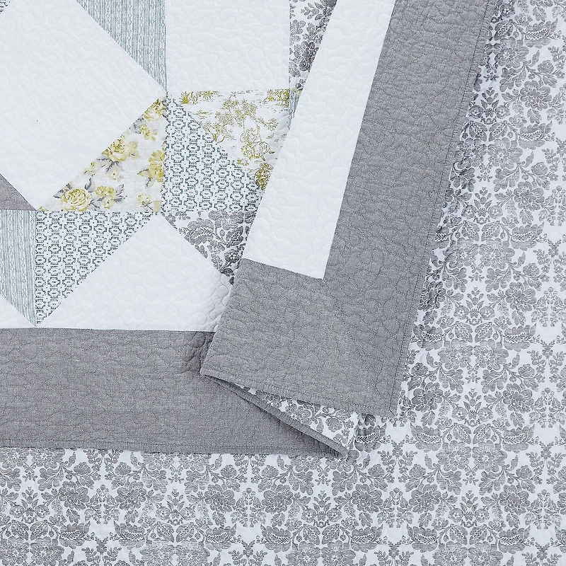 Mary Jane's Home Reine-Marie 3-pc. Embroidered Quilt Set
