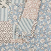 Mary Jane's Home Provencal Rose 3-pc. Embroidered Quilt Set