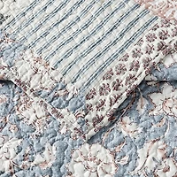 Mary Jane's Home Provencal Rose 3-pc. Embroidered Quilt Set