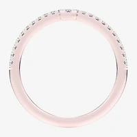 (G-H / Si1-Si2) Womens 1/6 CT. T.W. Lab Grown White Diamond 14K Gold Wedding Band