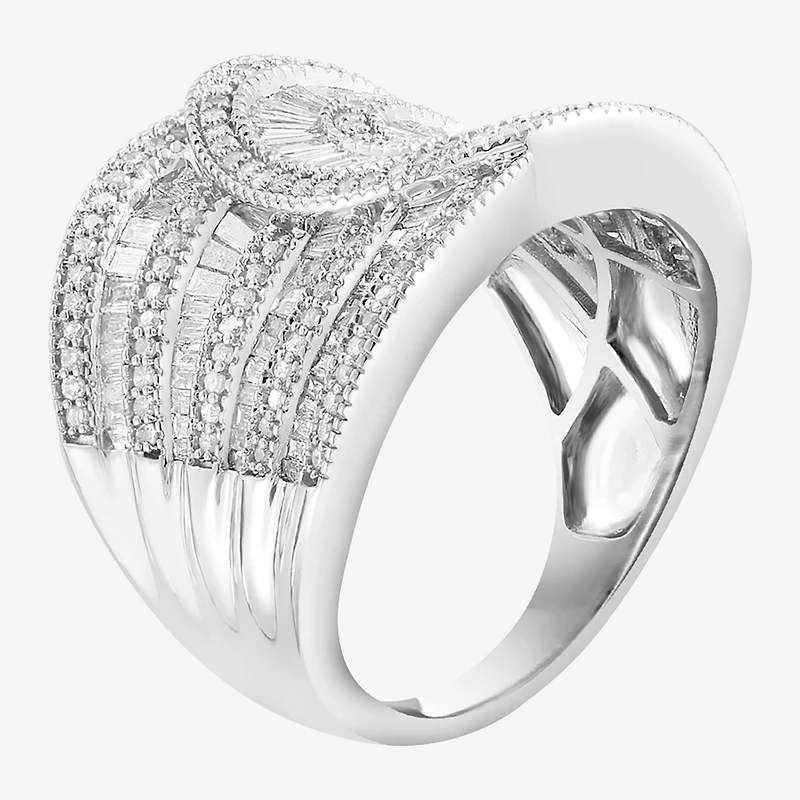 Effy Final Call Womens Natural White Diamond 14K Gold Band