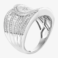 Effy Final Call Womens Natural White Diamond 14K Gold Band
