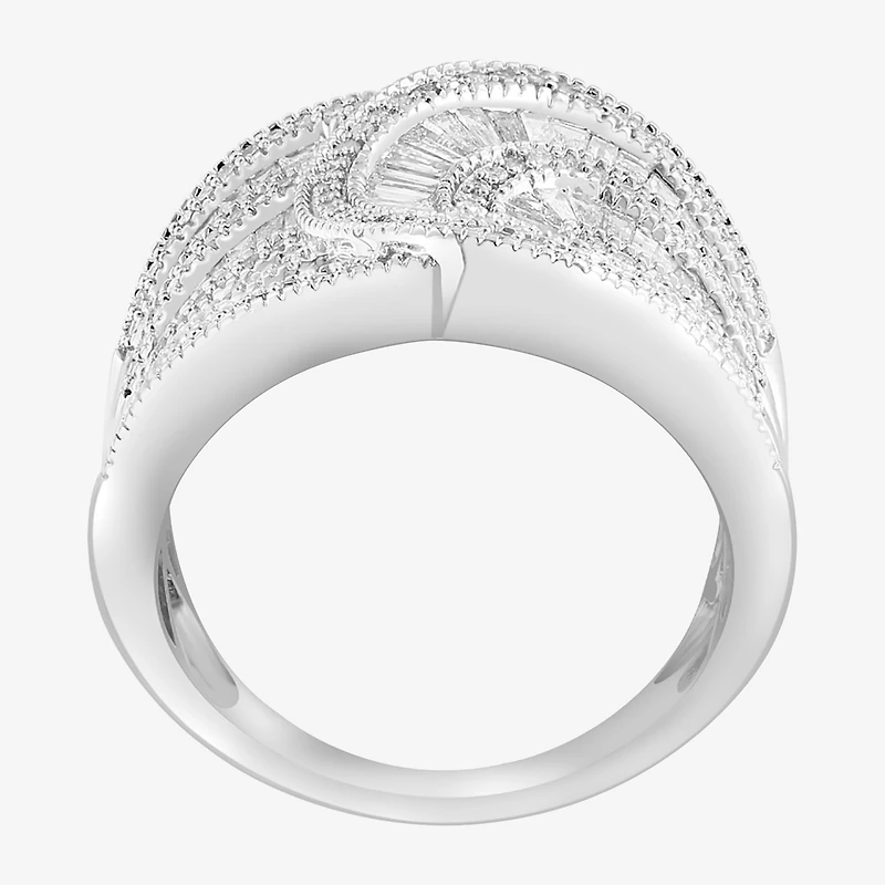Effy Final Call Womens Natural White Diamond 14K Gold Band