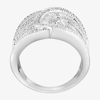 Effy Final Call Womens Natural White Diamond 14K Gold Band
