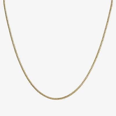 Made in Italy Unisex Adult 14K Gold Inch Curb Chain Necklace