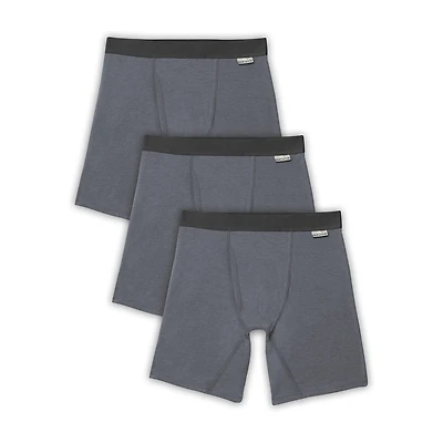 Fruit of the Loom Crafted Comfort Mens 3 Pack Boxer Briefs Ccp3ew1