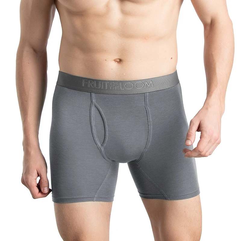 Fruit of the Loom 360 Stretch Coolsoft Mens 4 Pack Boxer Briefs Stc4bb1j