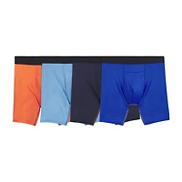 Fruit of the Loom 360 Stretch Cooling Channels Mens 4 Pack Boxer Briefs Sta4bb1j