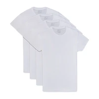 Fruit of the Loom Premium Cotton Mens 4 Pack Short Sleeve Crew Neck T-Shirt