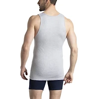 Fruit of the Loom Premium Cotton Mens Round Neck Sleeveless 4 Pack Tank