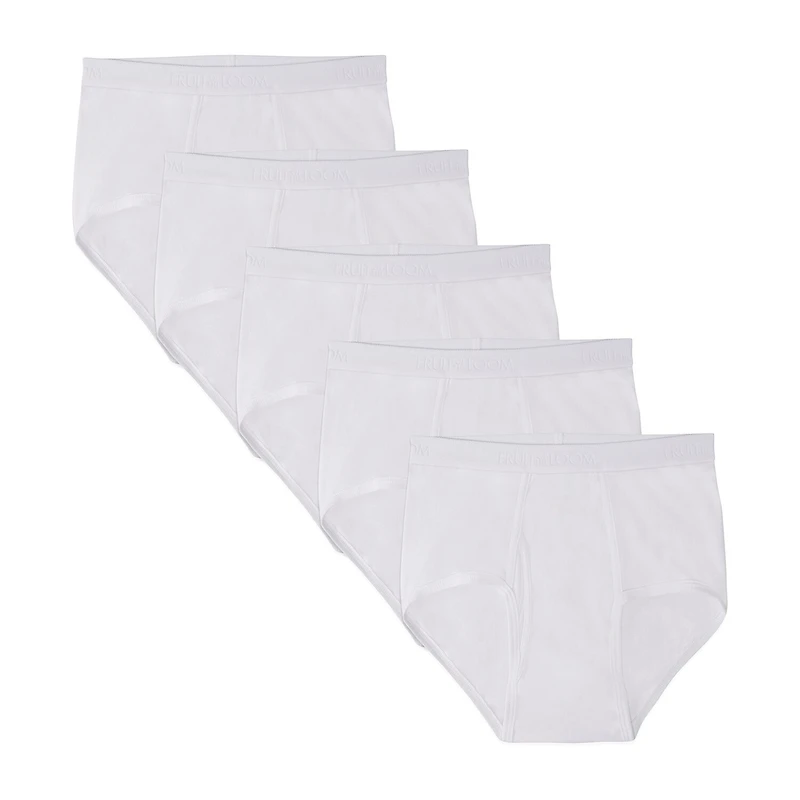 Fruit of the Loom Premium Cotton Mens 6 Pack Briefs Jc6p761