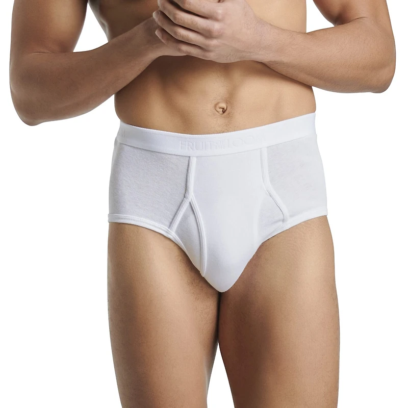 Fruit of the Loom Premium Cotton Mens 6 Pack Briefs Jc6p761