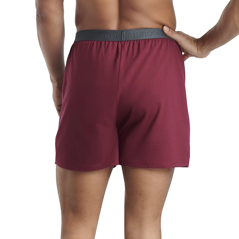 Fruit of the Loom Premium Cotton Knit Mens 4 Pack Boxers Jc4p722