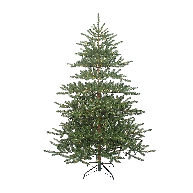Kurt Adler White Led Mountain 7 Foot Pre-Lit Pine Christmas Tree