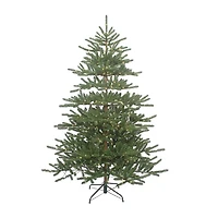 Kurt Adler White Led Mountain 7 Foot Pre-Lit Pine Christmas Tree