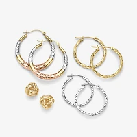 14K Gold Love Knot Earrings