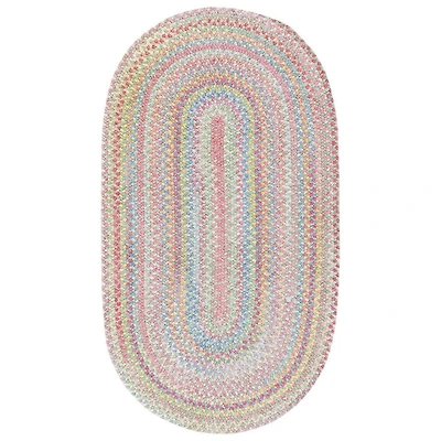 Capel Baby's Breath Oval Braided Rug