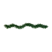Nearly Natural 9ft. Christmas Pine Artificial Garland With 50 Warm White Led Lights Pre-Lit Wreath