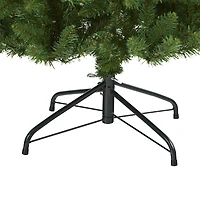 Nearly Natural 7 Foot Pre-Lit Pine Christmas Tree