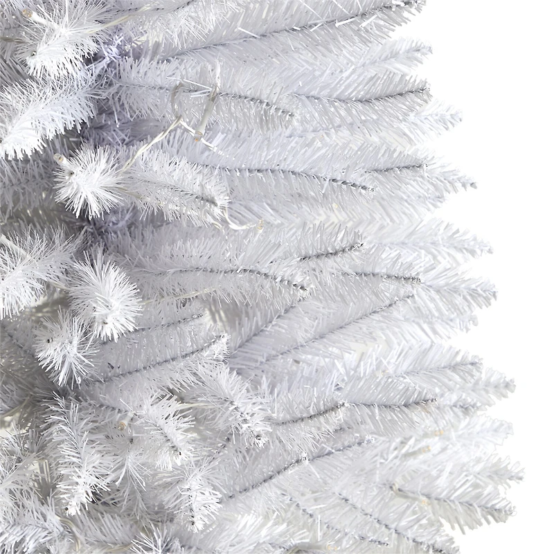 Nearly Natural Foot Pre-Lit Fir Christmas Tree