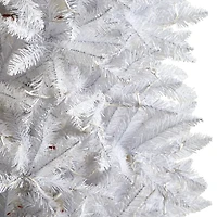 Nearly Natural 7 Foot Pre-Lit Fir Christmas Tree