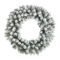 Nearly Natural Pre-Lit Wreath