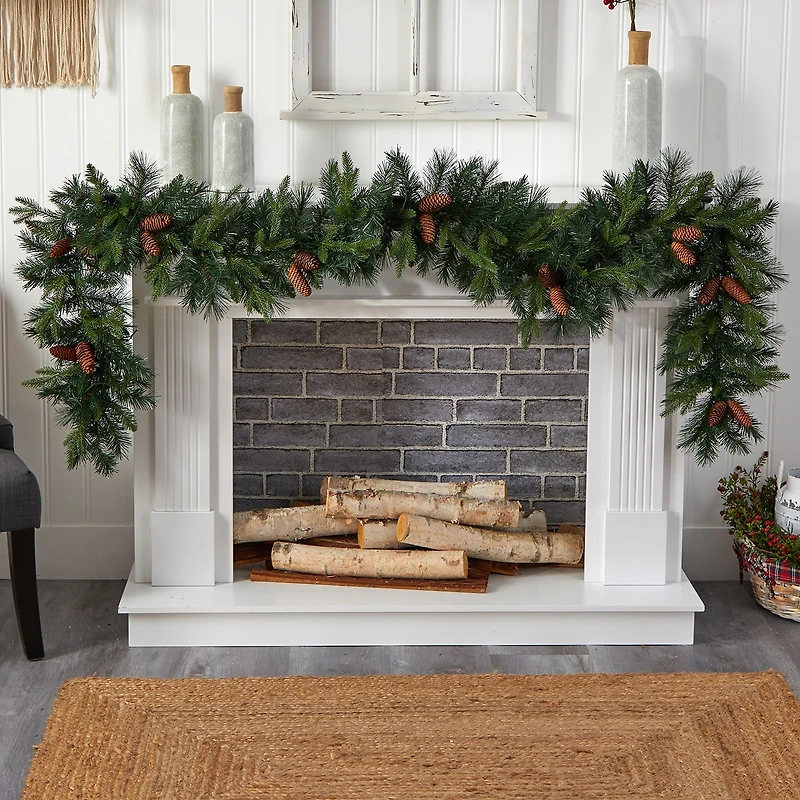 Nearly Natural Pre-Lit Wreath