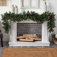 Nearly Natural Pre-Lit Wreath