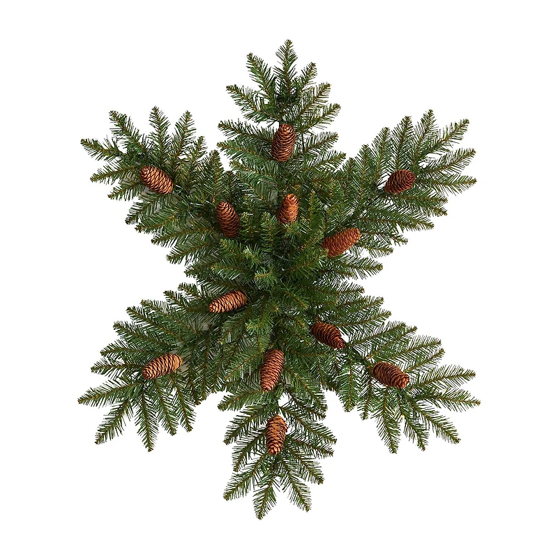 Nearly Natural Pre-Lit Wreath