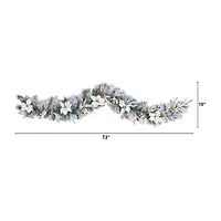 Nearly Natural Pre-Lit Indoor Garland