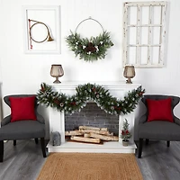 Nearly Natural Pre-Lit Indoor Garland