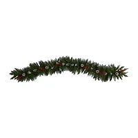 Nearly Natural Pre-Lit Indoor Garland