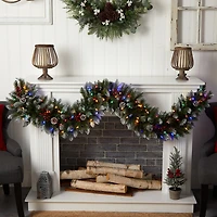 Nearly Natural Pre-Lit Indoor Garland