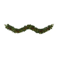 Nearly Natural Pre-Lit Indoor Garland